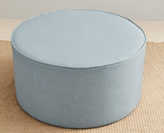 Kmart blue store ottoman